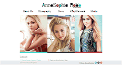Desktop Screenshot of annasophiarobb.com